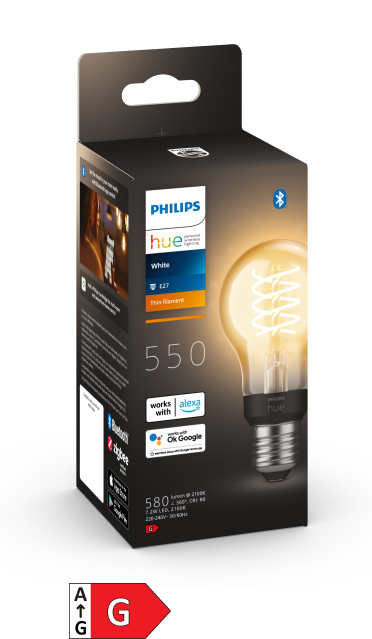 Philips Hue White Żarówka Filament A60 E27