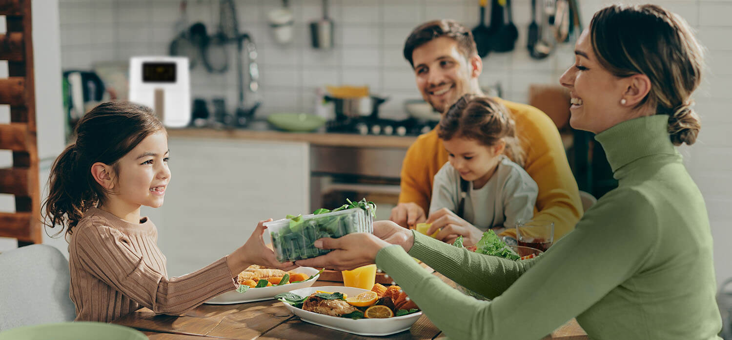 Ovi mieści do czterech porcji potrawy