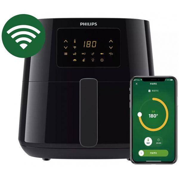 Frytkownica beztłuszczowa Philips Ovi Essential Connected XL HD9280/90 Airfryer